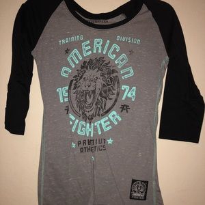 American Fighter 3/4 sleeve top